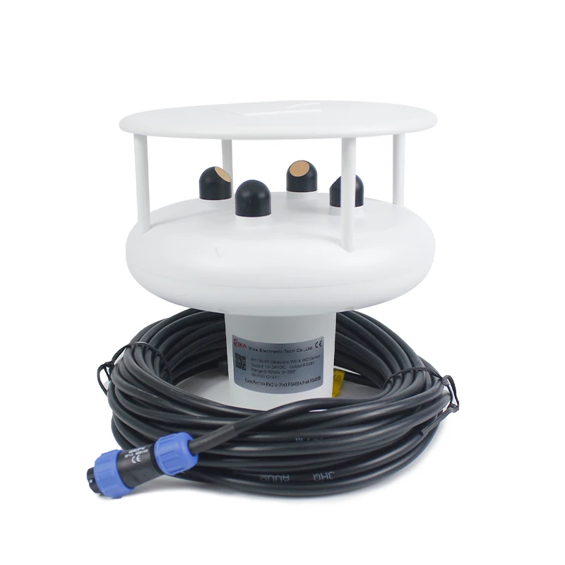 RIKA RK120-03 RS485 4-20mA Ultrasonic Anemometer Wind Speed And Direction Sensor for Wind Generator