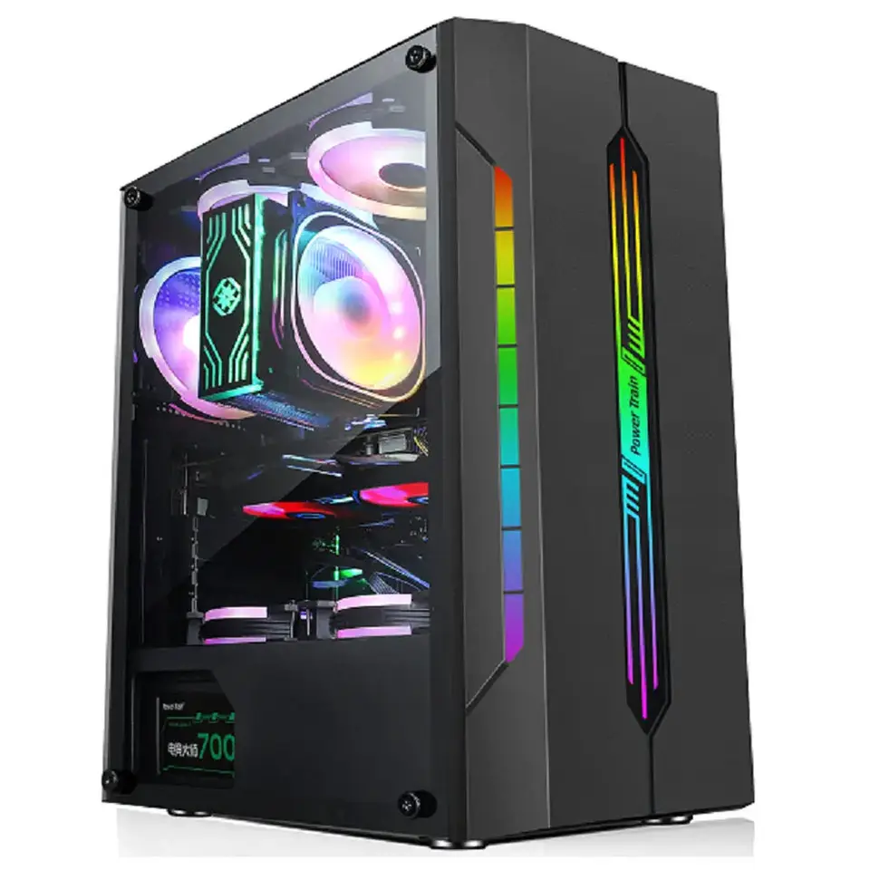 Desktops Pc I3 12100 I5 I7 12400 H610m 16G DDR4 RX580 1660 Super