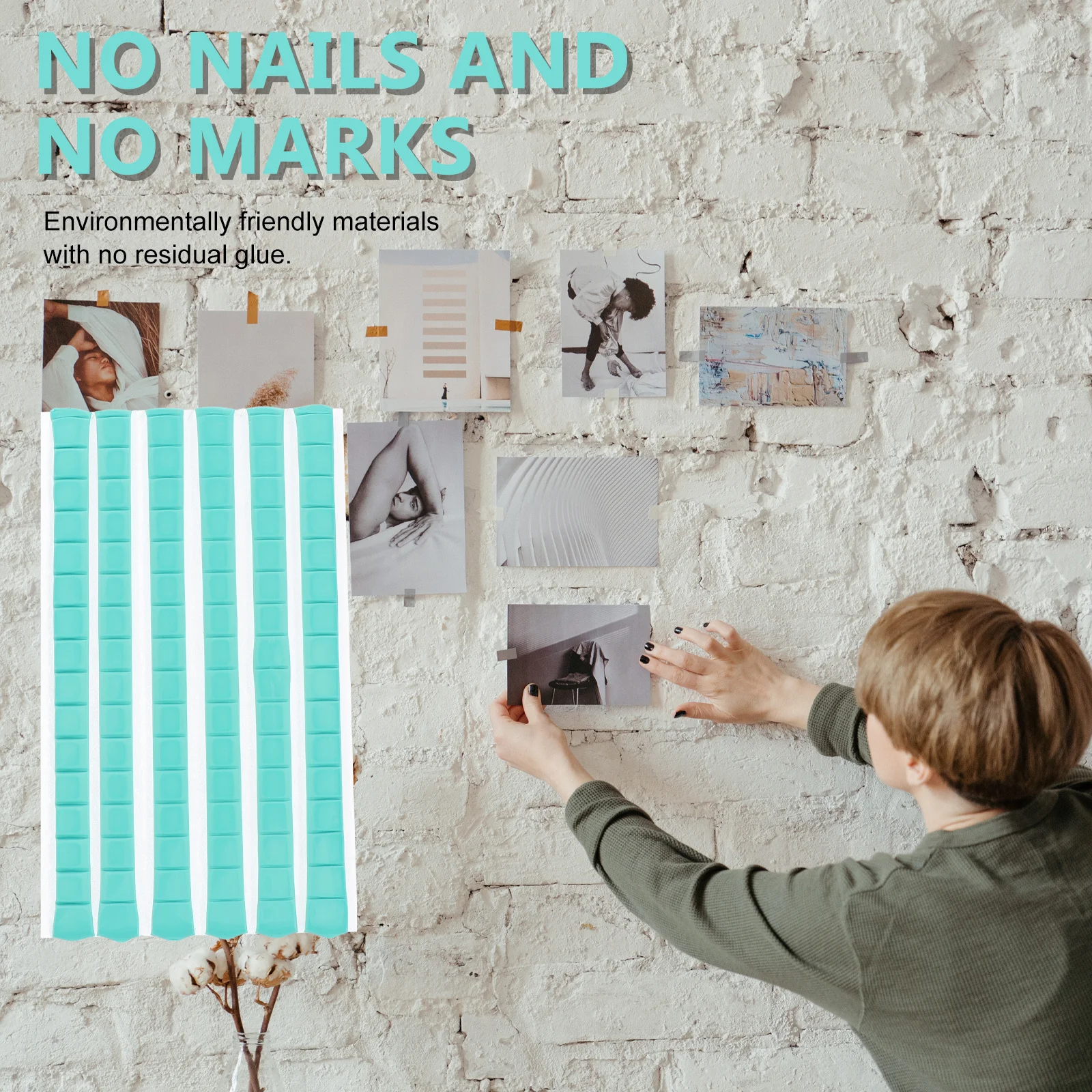 1pc Photo Mounting Putty Reusable Non-Marking Adhesive For Posters Photos Fixing Multi-Purpose Cleaning Gel For Earphones Cracks