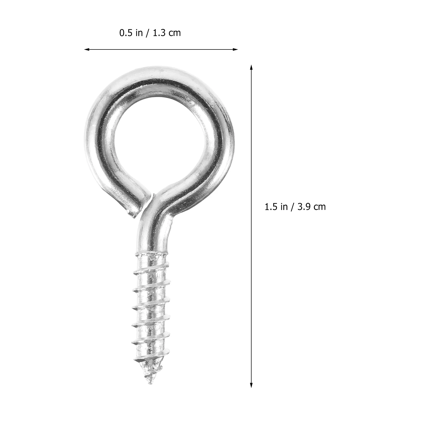 

30pcs Sheep Eye Screw Durable Premium Material Rust Resistant Small Metal Nails Hook Kit Supply Jewelry Accessories
