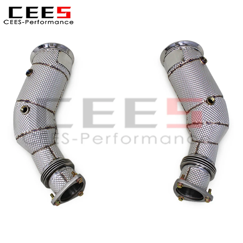 cees Performance Sport Downpipe for DBS 5.2L 2019-2024 SUS304 Stainless Steel Exhaust Downpipe Car Tuning Exhaust Pipe System