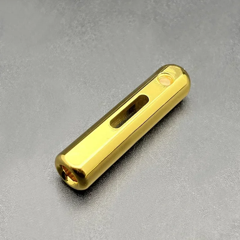 6Pcs Individual Guitar Brass Tube Style Bridge 8.5x41.5mm Single String Bridge Bottom Trough String Split Bridge