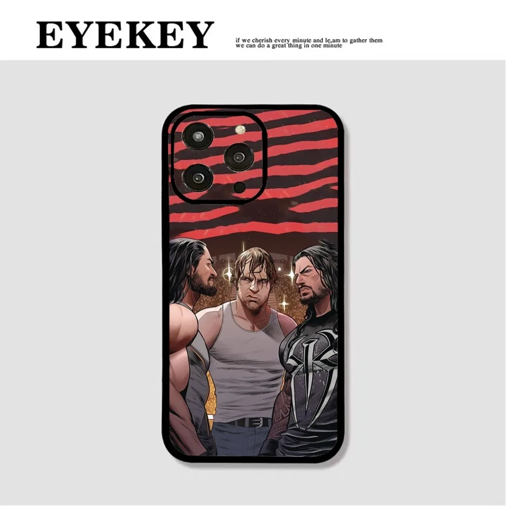 W-WWE-funda protectora para Iphone, carcasa para Iphone 15, 11, 13, 14 Pro Max, 7, 8 Plus, X, Xr, Xs Max, Se2020, 12mini