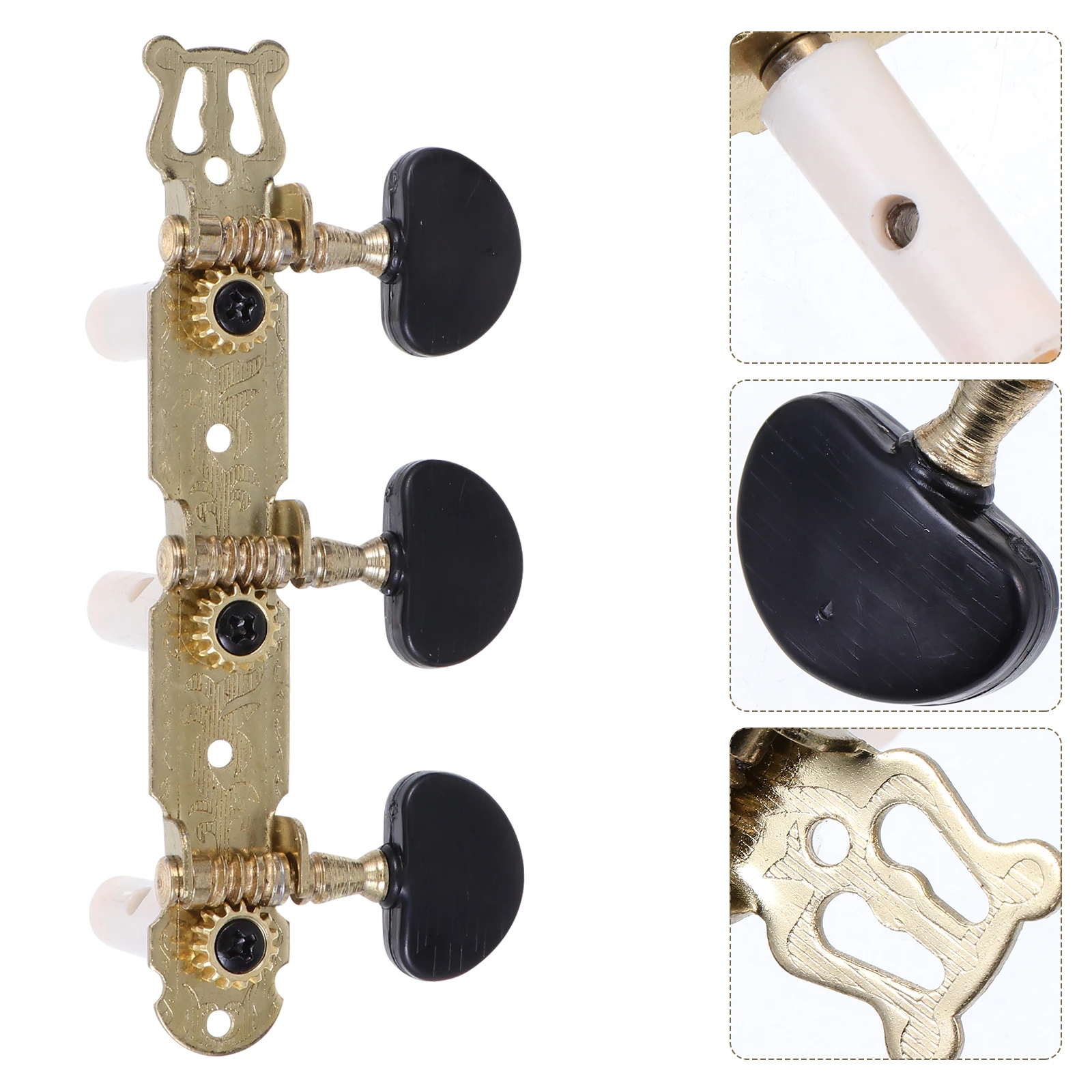 

2 Pcs Creative Guitar Tuning Pegs Metal Plastic Folk Tuner Accessories Fast Accurate Pitch Repair Screws Easy Install