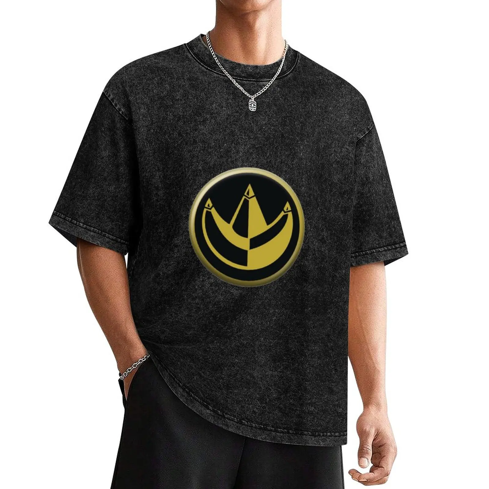 Green Ranger Coin T-Shirt summer tops anime tshirt rapper graphic tees men graphic t shirts