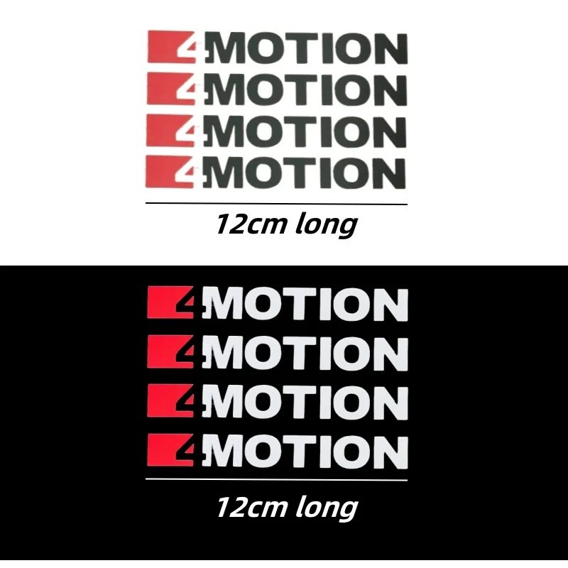 4Pcs 4MOTION Car Door Handle Sticker Wiper blade sticker For Volkswagen Rline Magotan Touareg Troc GolfR R36 Talagon