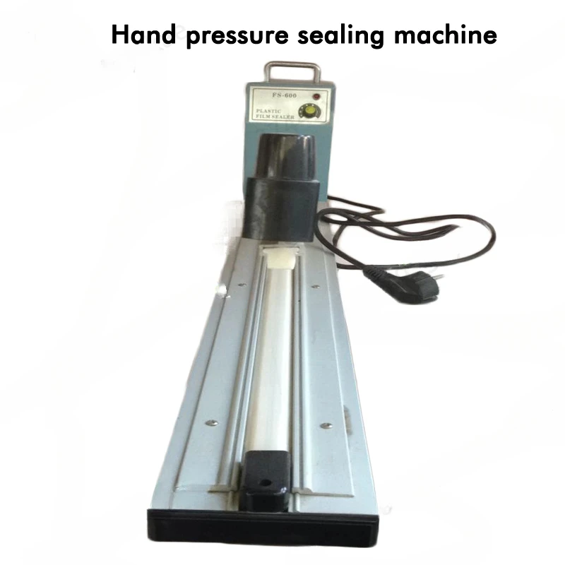 Hand pressure sealing machine FS-600 long sealing machine used sealing of all kinds of plastic films and aluminum films 110/220V