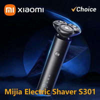 2025 New XIAOMI MIJIA Electric Shaver S301 Beard Trimmer Machine Shaving Portable Flex Razor IPX7 Washable Trimer Ceramic Blade