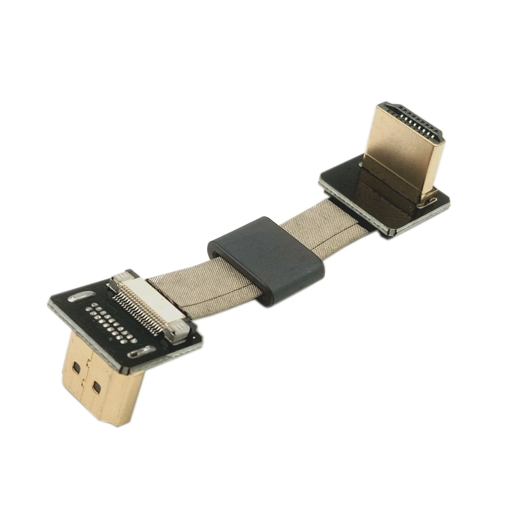 Aluminum foil flat cable, high-definition soft flat cable, aerial camera holder, micro DSLR standard HDMI to Micro HDMI video