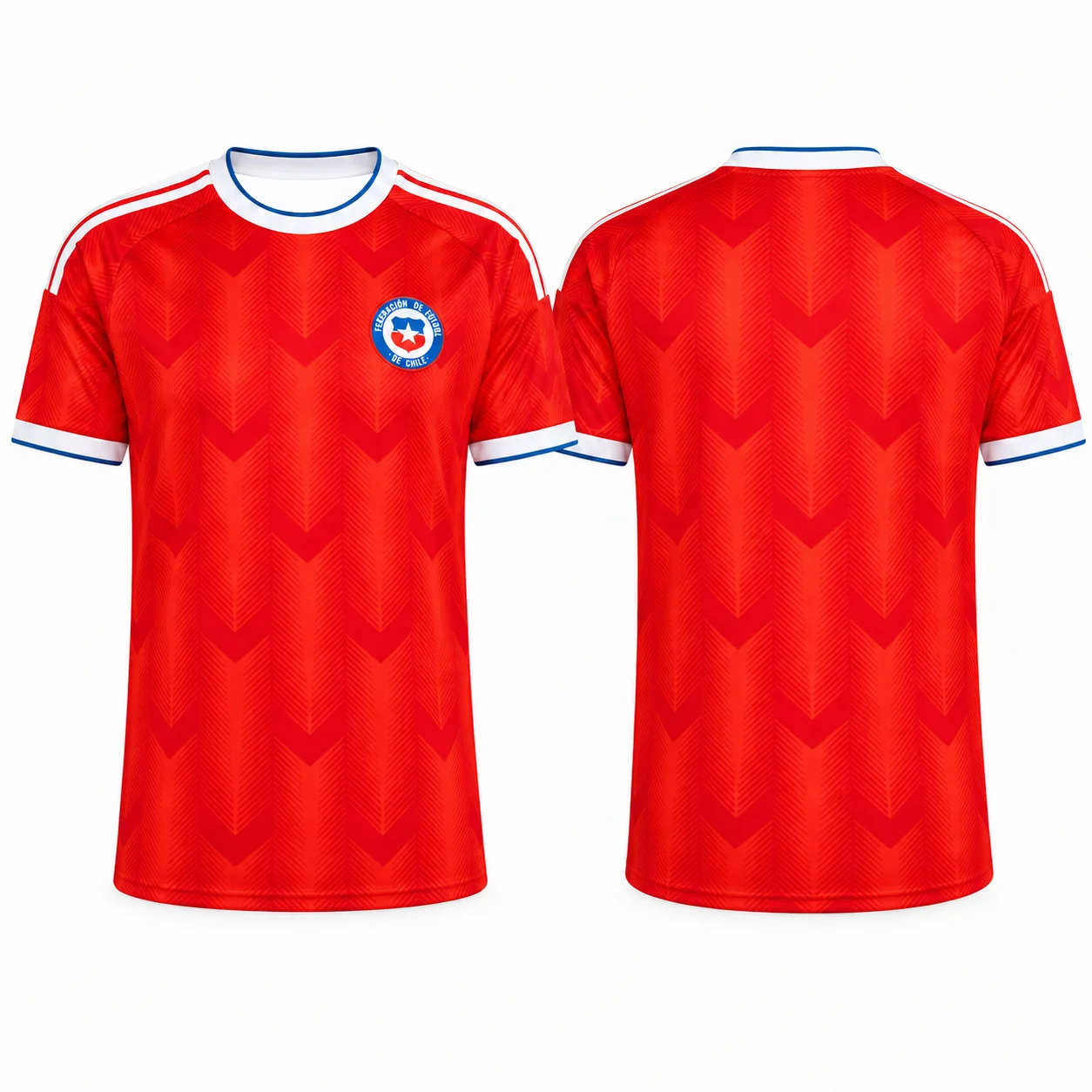 2026-27 Chile Football Jersey Red Soccer Shirt Men Women Kids Short Sleeve Fan Top National Team Style