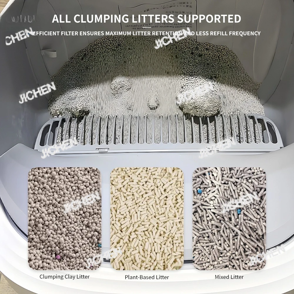 HG Large-capacity Automatic Smart Cat Litter Box Smart Open Top Quiet Self-cleaning Cat Litter Box With APP Cat Toilet