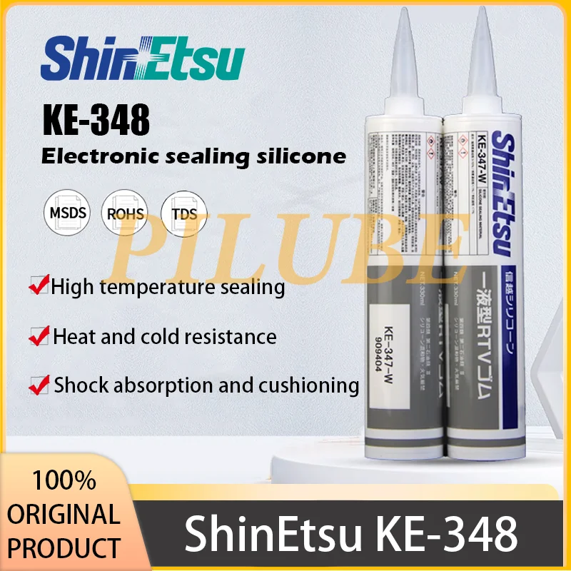 

ShinEtsu KE-348-T/W RTV 330ml Silicone Moisture-proof Insulating Glue for Electronic Devices Original Product