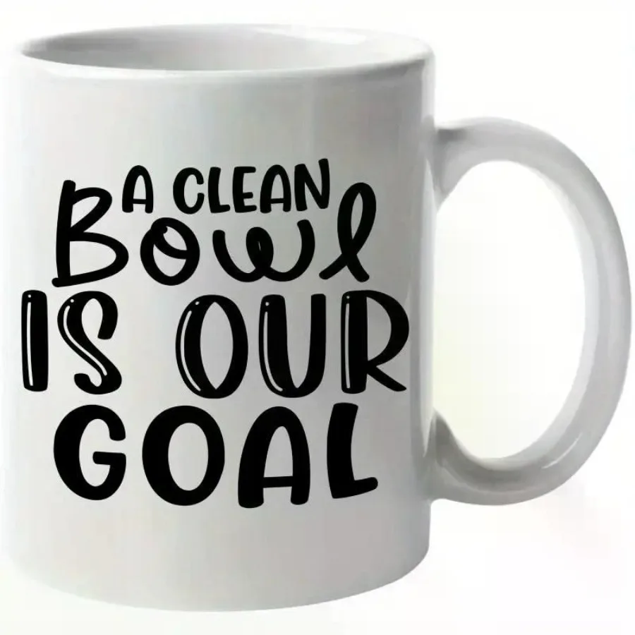 

1 шт. кофейная кружка, забавная чистая чаша, наша цель, прекрасная идея для домашнего подарка