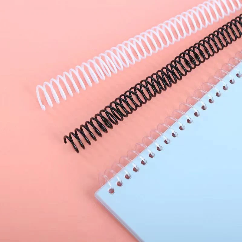 5pcs/Lot A4 Detachable Buckle Loose-Leaf Sprial Binding Strip 34-Hole Round Hole Coil Ring DIY Book Plastic Binder School Office