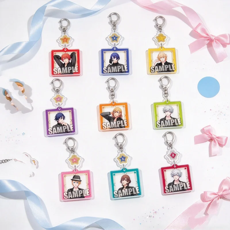 2026 Anime Uta no☆Prince-sama♪ 6CM Acrylic Pendant Keychain Masato Hijirikawa/Natsuki Shinomiya Anime Lovers Backpack Pendant