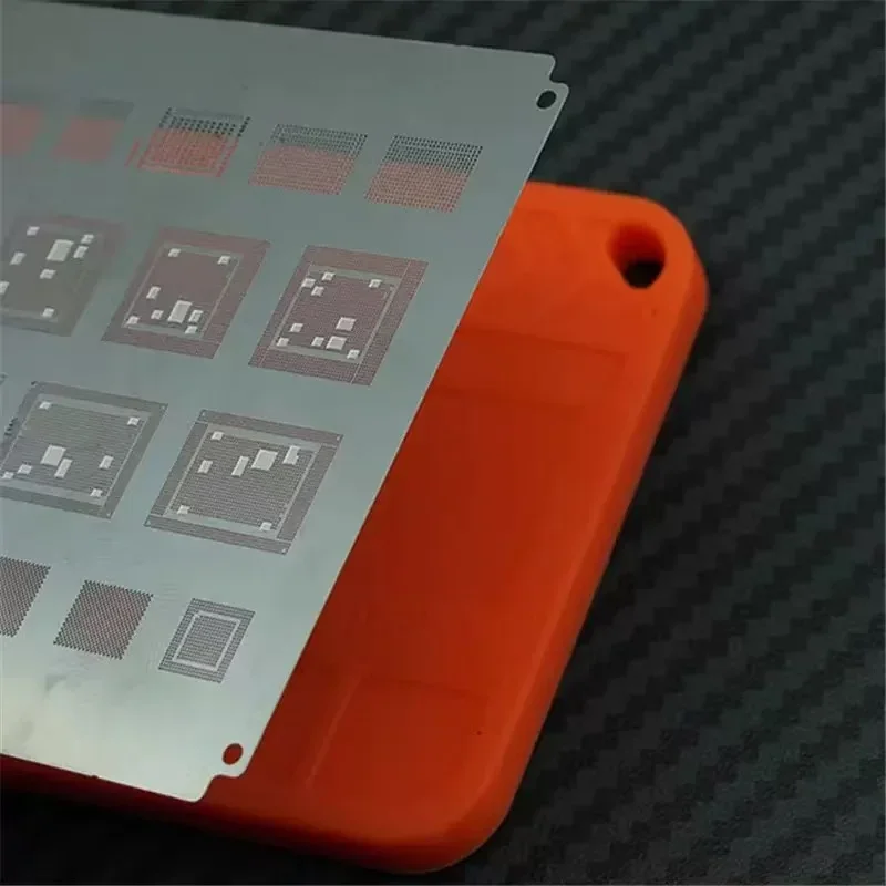 BGA Stencil kit for iphone 7-16 Pro Max CPU NAND WIFI Baseband NFC chip reballing stencil Magnetic tin planting platform image 5