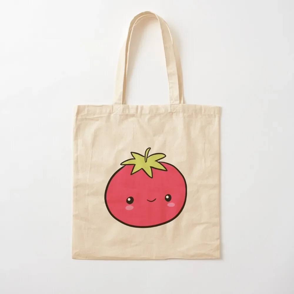 

Kawaii tomato illustration Tote Bag personalized tote reusable shopping bag
