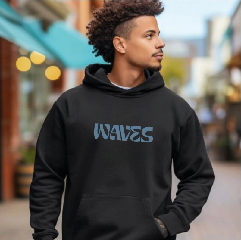 

2025 Autumn and Winter Waves Hoodies, Unisex Wave Hoodie, Beach Wear Hoodie, Warm Comfy Hoodie
