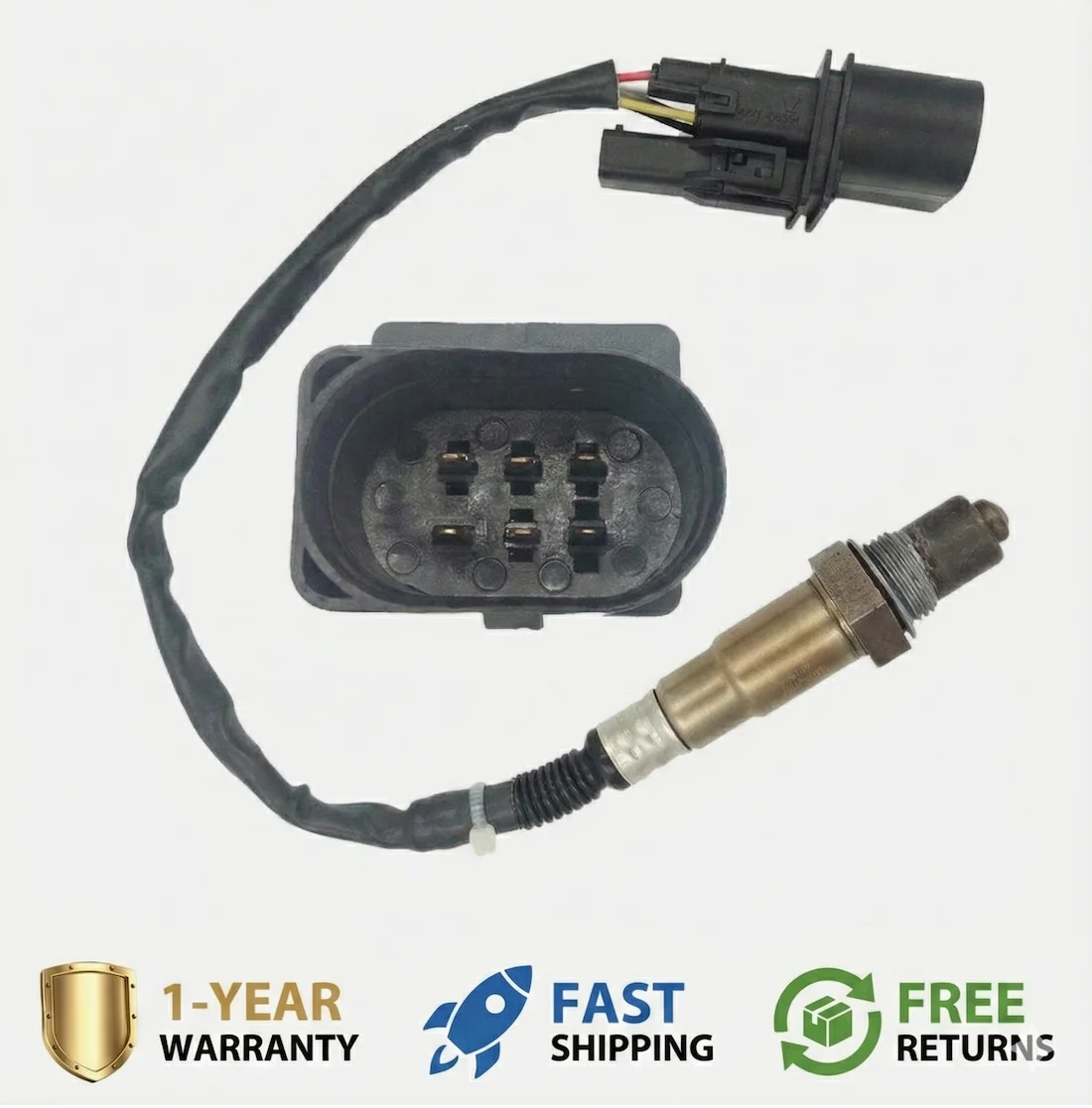 

5-Wire Wideband Oxygen (O2) Sensor for BMW N42 N46 Engine | Fits 318i 316i X3 Z4 | Replaces 0258007142