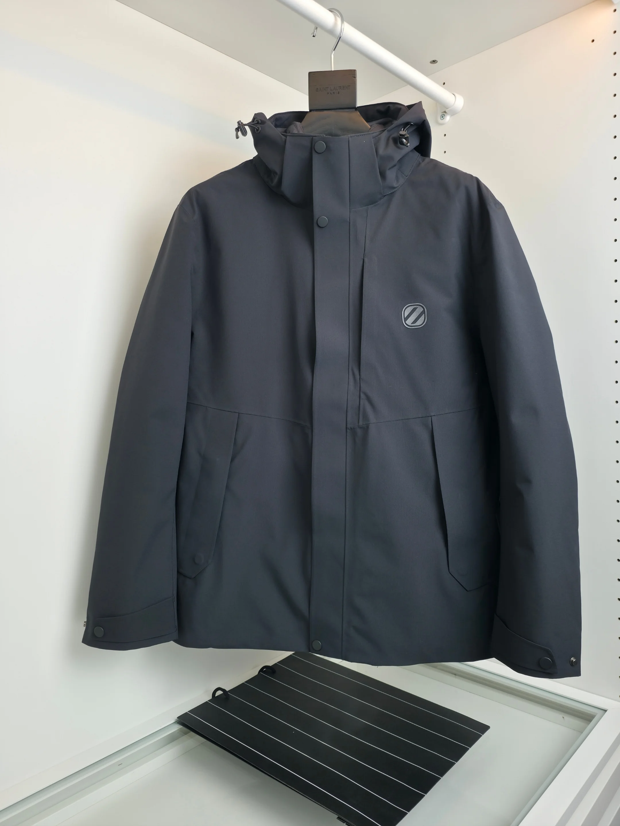 

Italian Sle ZZ Men's down Jaet Detachable Inner Tee-Way Wearable Outdoor Fce Lined Du down Vest And Coat