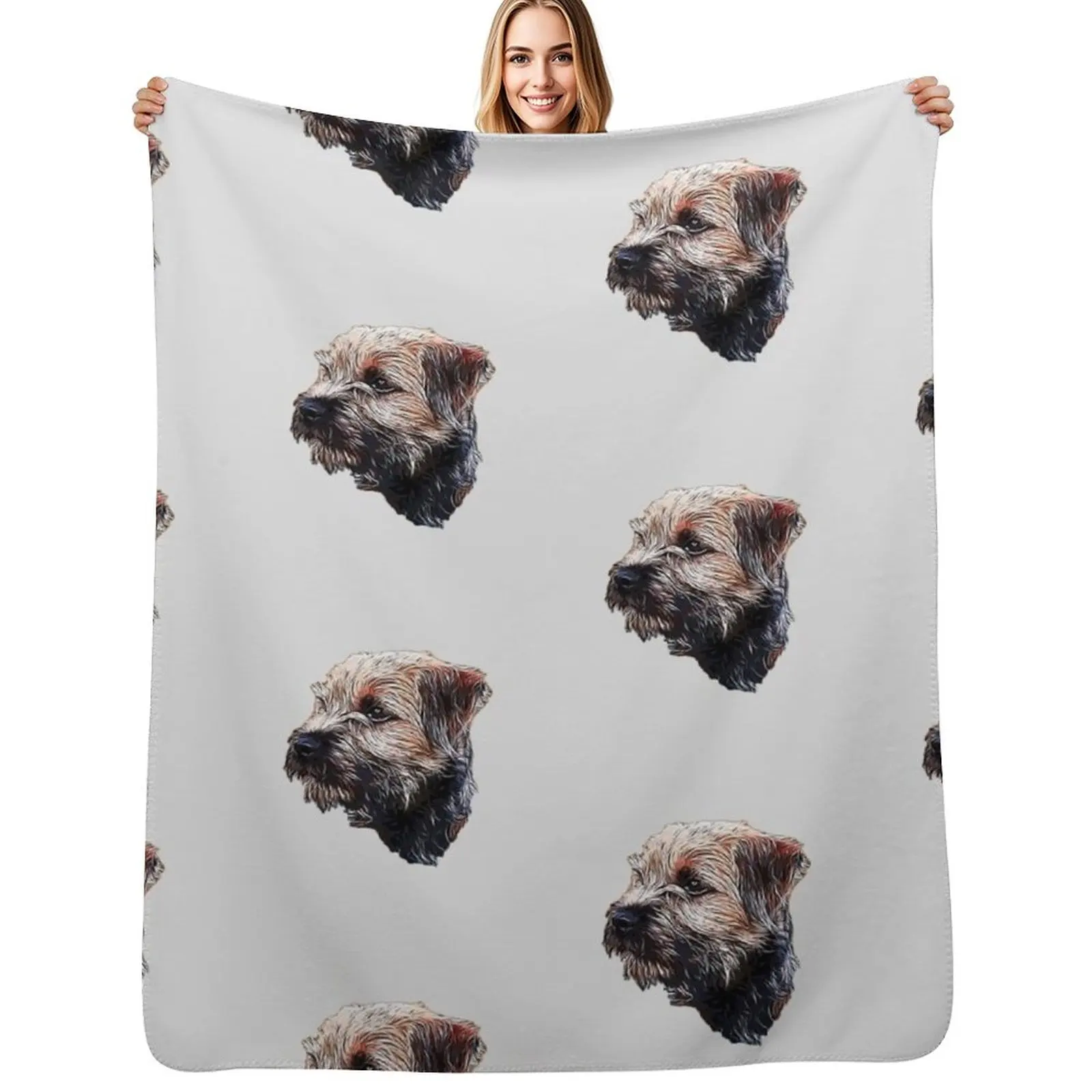 

Border Terrier Throw Blanket Blankets For Bed sofa bed Thins wednesday Blankets