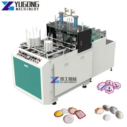 Disposable Aluminum Foil Paper Dish Machine Full Automatic High Speed Food Paper Plate Making Machine With Reasonable Price