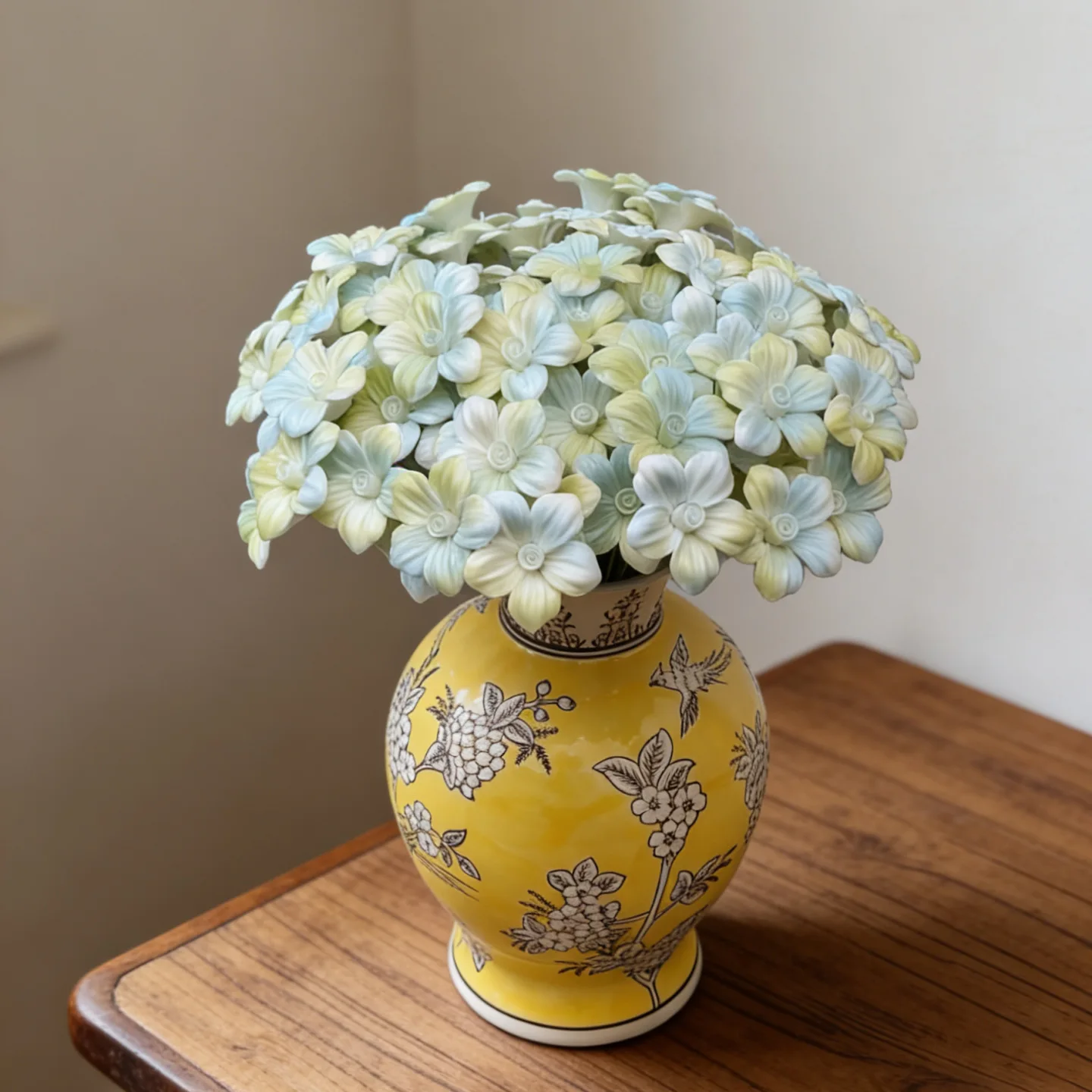 5 Stück Keramikblumen, handgefertigte Simulationsblumen für hohe Temperaturen, ländliche Wildblumen, kreative Geschenke, Heimdekoration – Detail 33
