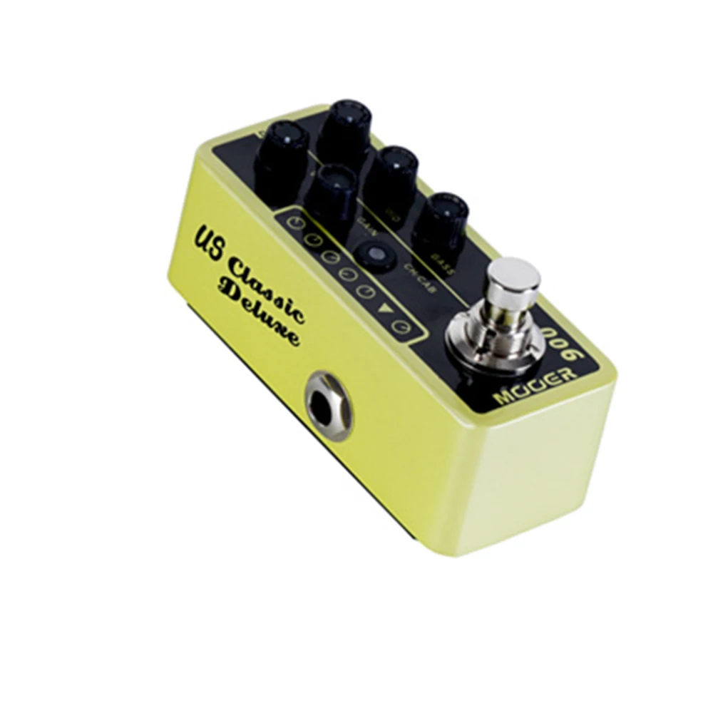 MOOER 006 Guitar Digital Preamp Effect Pedal US Classic Deluxe American Blues Combo Preamplifier Pedal Guitar Parts Accessories