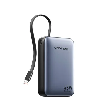Vention CCC 45W 20000mAh Power Bank Fast Charging Portable Charger for iPhone 18 Pro Max S