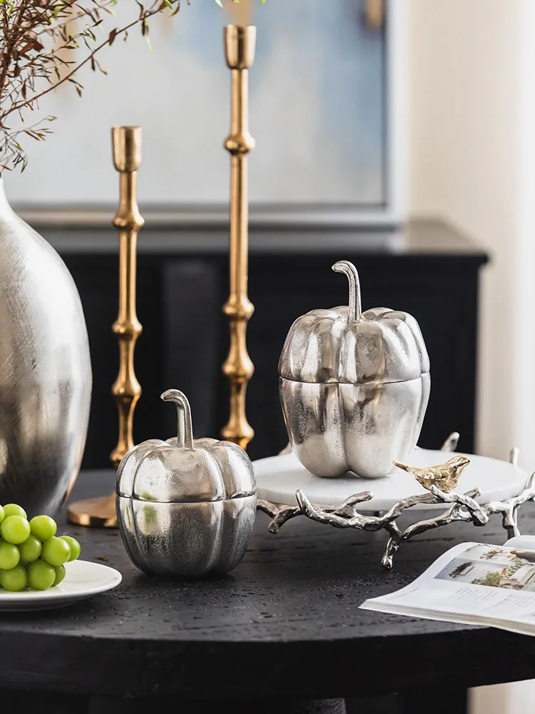 

Европейский стиль, креативный и простой дизайн, форма тыквы, для хранения, декор для рабочего стола, для конфет