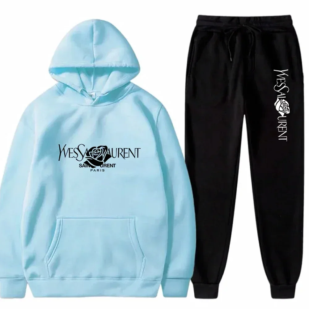 Men's casual sportswear sets, sweatshirts and outdoor sportswear fashion men's wear for autumn and winter 2025