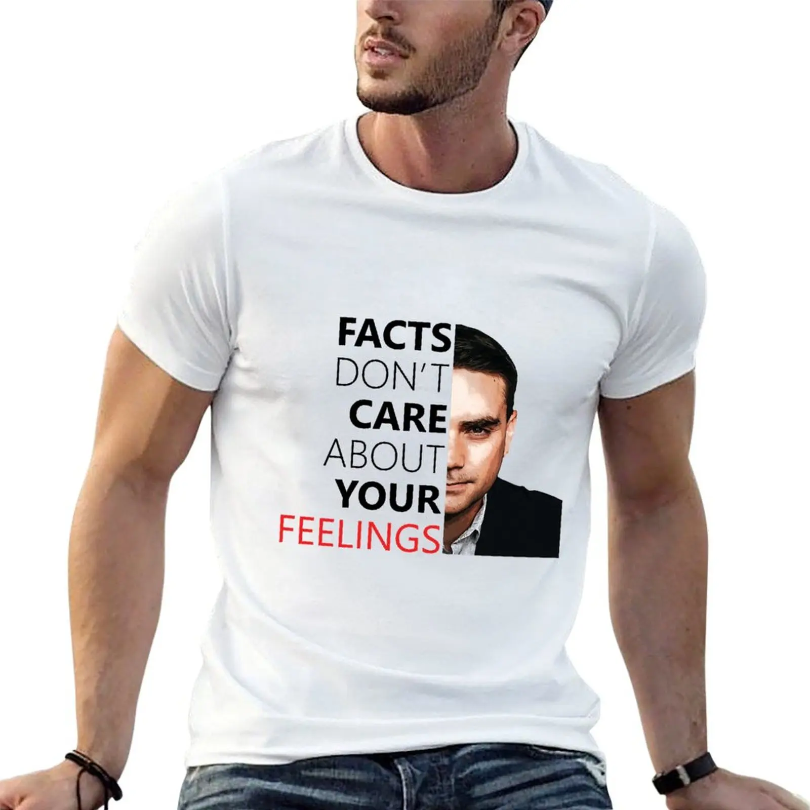 

Graphic Ben Shapiro Facts Don't Care About Your Feelings T-Shirt t shirt man cotton anime t shirts oversize T-Shirt