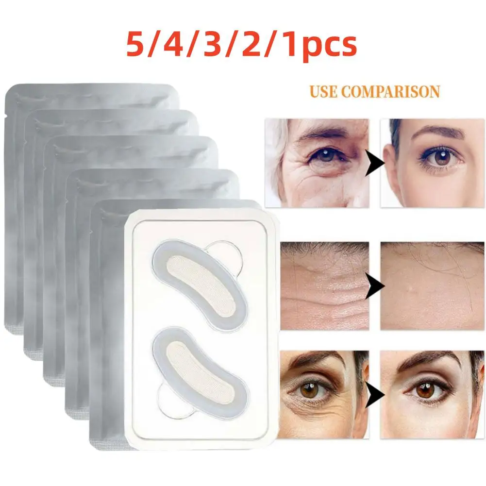 Parches para los ojos con microagujas y ácido hialurónico, mascarilla hidratante para las ojeras, antienvejecimiento, antiarrugas, 1 par, 2 pares, 3 pares, 4 pares, 5 pares