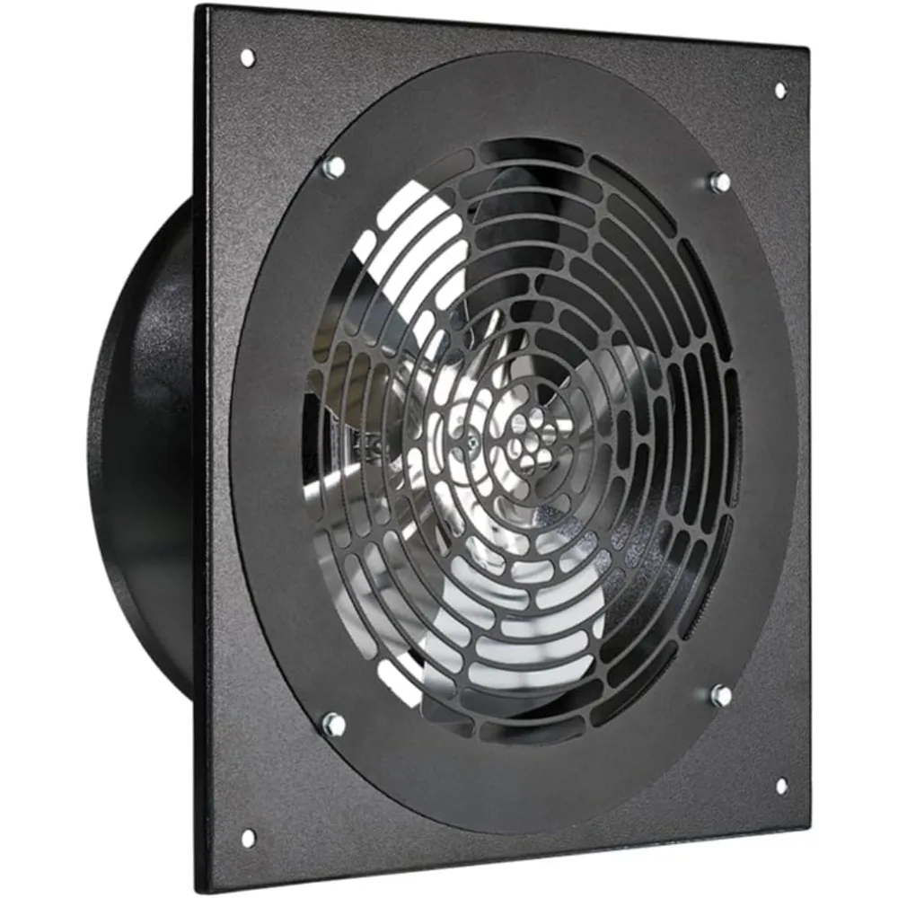 

12 Inch Through-the-Wall Exhaust Ventilation Fan for Attics, Garages, Extra Kitchen and Bathroom Exhaust, Storefronts