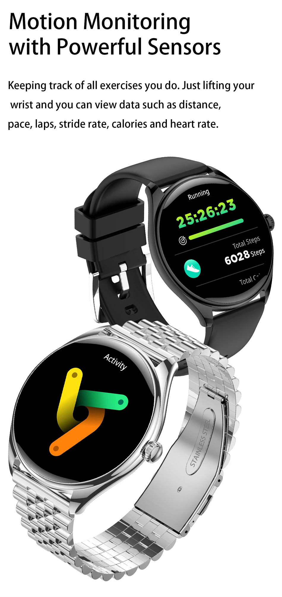Neue ultradünne Smartwatch für Herren, AMOLED 3D-Bildschirm, immer aktuelles Zifferblatt, Sport, Fitness, wasserdicht, Herzfrequenz, Bluetooth-Anruf, Smartwatches – Detail 16