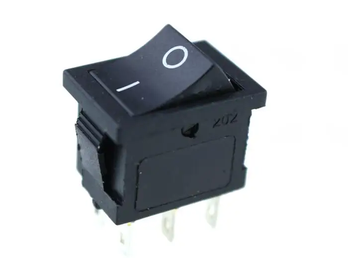 1 Buah 2 Posisi Rocker Switch 6 Pin On Off Snap Switch KCD1 Hitam