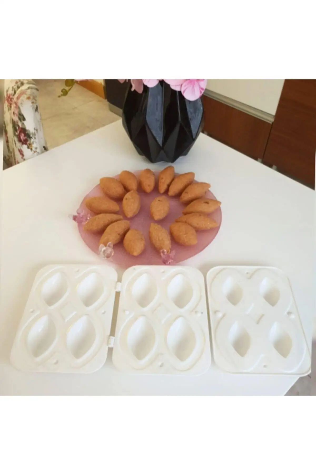 Practical Kebbe Bracket Mould Can Make Kibbeh Manual Maker Meatloaf Mold Press Minced Meat Kitchen Tools