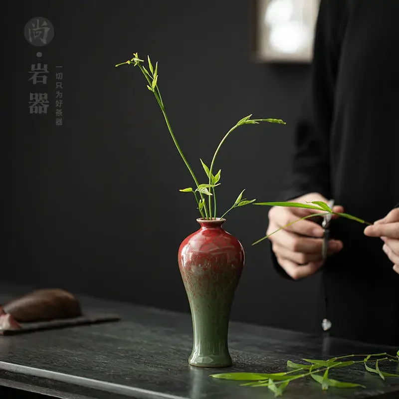 Household ceramic vase washing table, living room tea table flower arrangement, water raising table flower arrangement