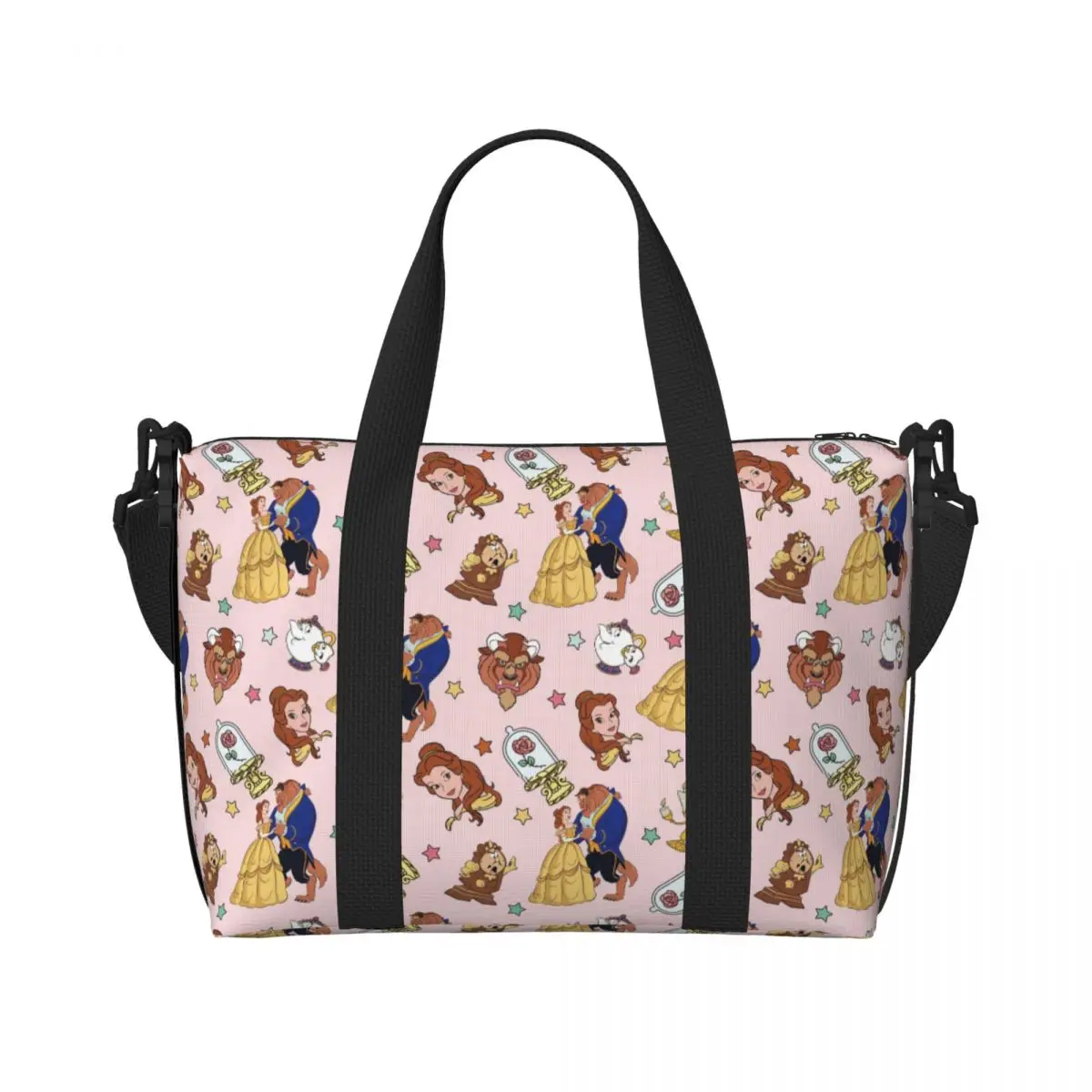 

Сумка-шоппер Custom Beauty Anime And The Beast для покупок, женская, большая вместимость, для спортзала, пляжа, путешествий