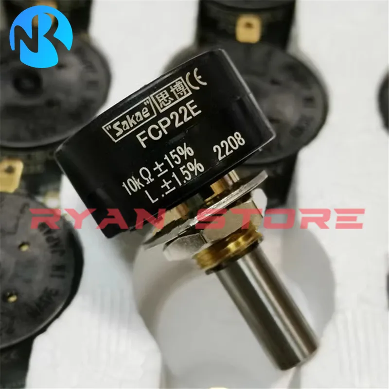1PCS 100% New Conductive Plastic FCP22E 1K 2K 5K 10K Potentiometer Rotated 360 Degrees