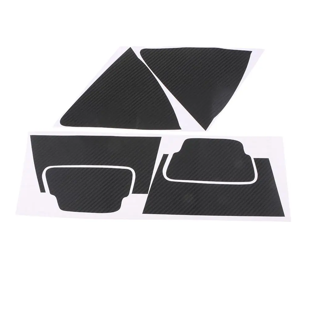 2-6pack 6pcs Car Door Handle Sticker Paster Trim for Honda Vezel HRV 2016 2017