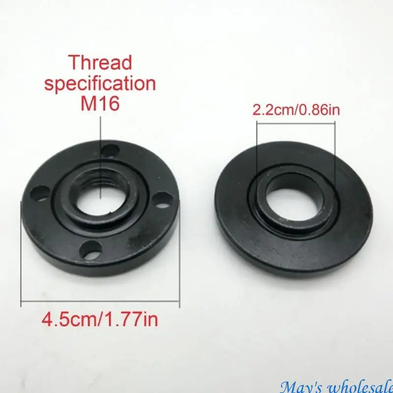 Convenient and Efficient Thread Angles Grinder Inner Outer Flange Nut Carbon Steel Plate Splints Clamps 2.2cm Inner 448A