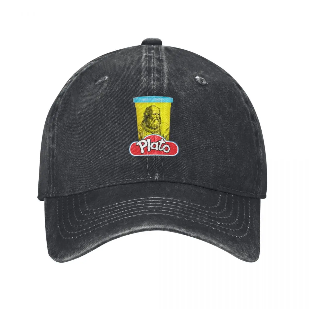 

Plato Play Doh Philosophy pun Baseball Cap Military Tactical Cap Winter hat western Hat Baseball For Men Women's