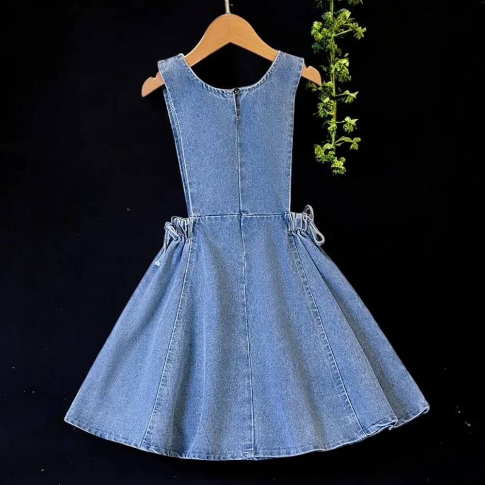 Girls Dresses Kids Clothes for Teenager Plaid Preppy School Uniform Autumn Shirt & Dress 2pcs Children Costumes 8 10 12 13 Years image 3