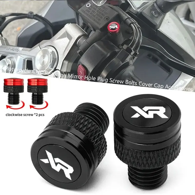 Tapones para Espejos Retrovisores Laterales CNC para Motocicleta, Accesorios para XR 150L 125L 190L XR150L XR125L XR190L