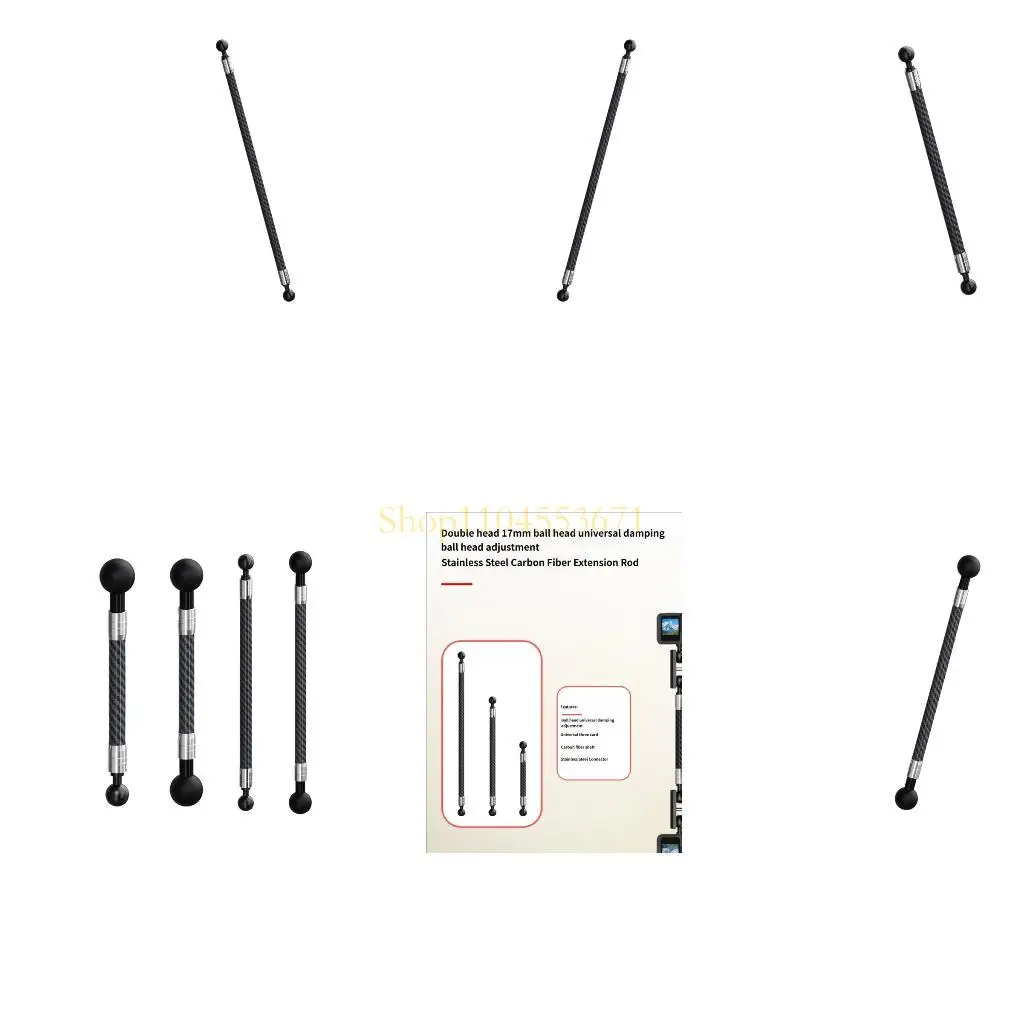 

Best Seller Adjustable 17mm To 25mm Double Ball Mount For Motorcycle Bike Phone Camera Brackets