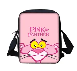 The Pink P-panthers Boy Girls Printed Shoulder Messenger Bag Child Casual Handbag Men Women Phone Bag Shopping Bag