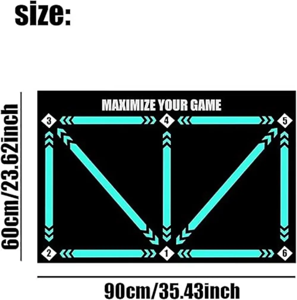 90 سنتيمتر كرة القدم التدريب حصيرة دائم عدم الانزلاق طوي الاطفال الكبار سال لعابه التدريب حصيرة كرة القدم التدريب داخلي معدات في الهواء الطلق