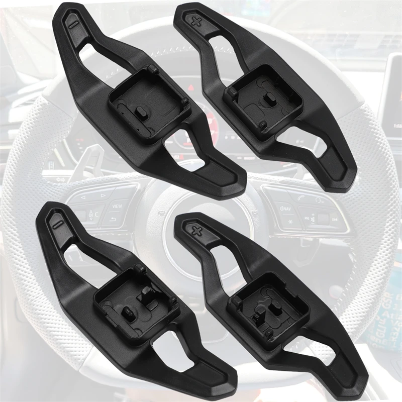 Volante de alumínio da pá do volante do carro, Audi A4 B9 S4 A5 S5 A6 S6 A7 A8 S8 Q3 Q5 SQ5 Q7 R8 RS6 C7 TT TTRS URUS estilo