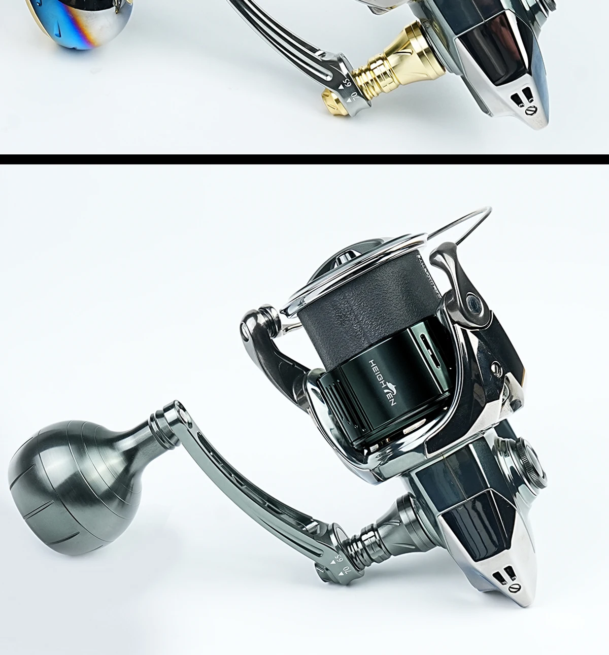 HEIGHTEN Kompatibel mit 4000M C5000 Modellen, passend für Shimano Stella Twin Power Stradic 4000 Rolle - Angelzubehör – Detail 15